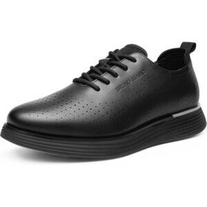 Bruno Marc Men's Leather Fashion Dress Sneakers Oxfords Classic Casual Shoes